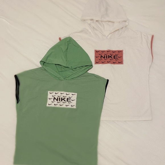pink and green nike hooded tees - Picture 2 of 2
